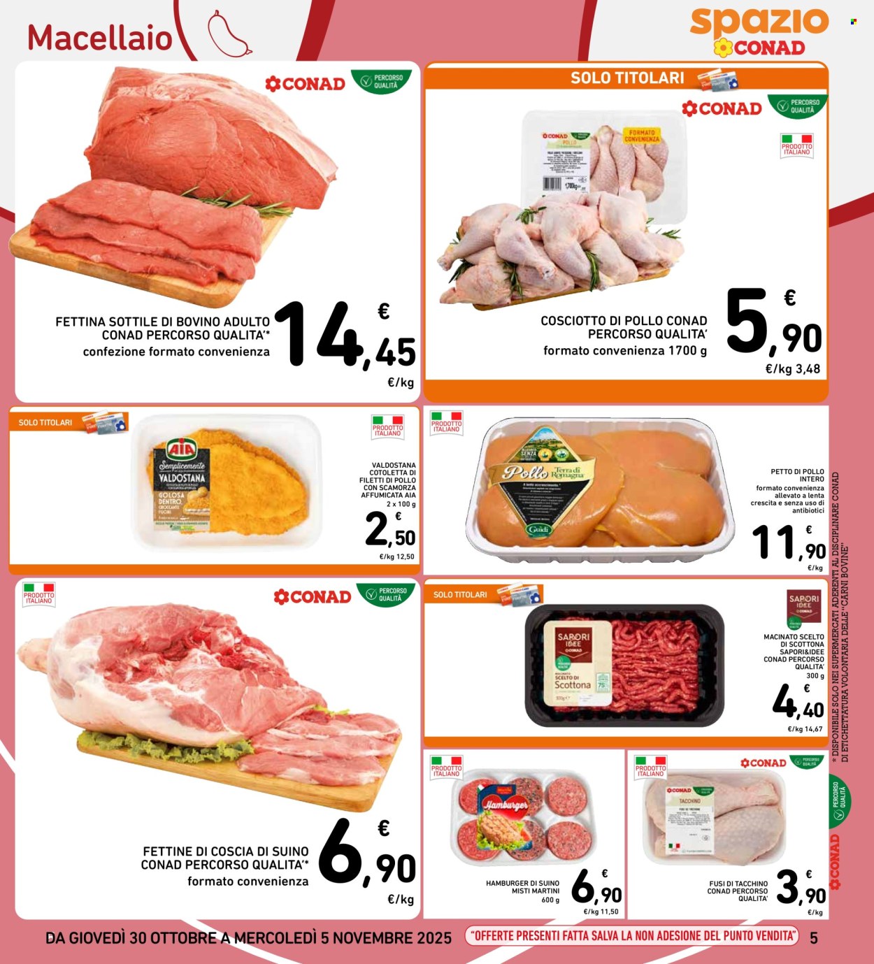 Volantino Spazio Conad - 30/10/2025 - 5/11/2025. Pagina 5