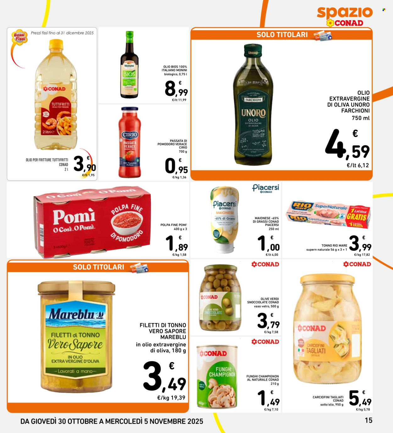 Volantino Spazio Conad - 30/10/2025 - 5/11/2025. Pagina 15