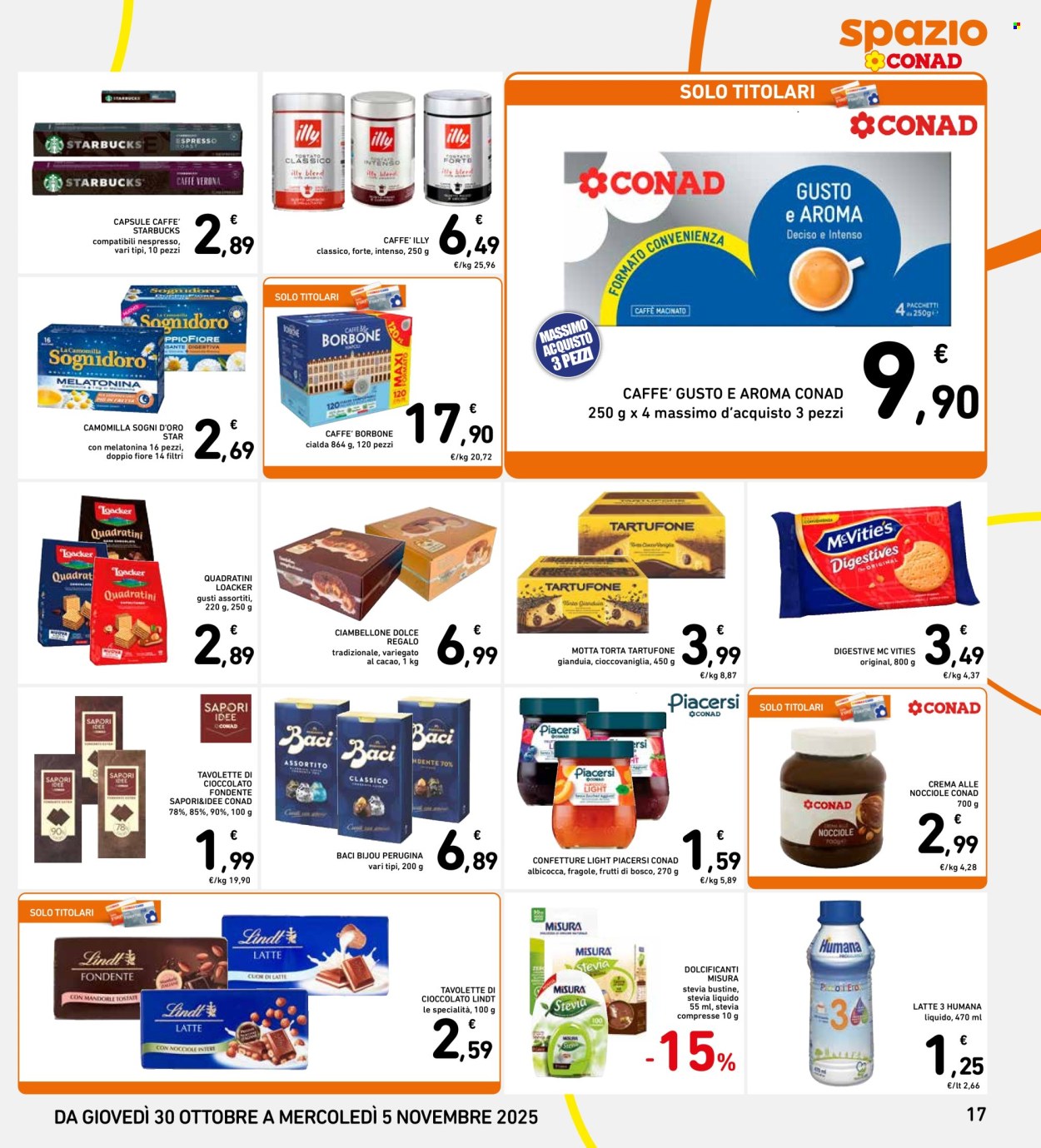 Volantino Spazio Conad - 30/10/2025 - 5/11/2025. Pagina 17