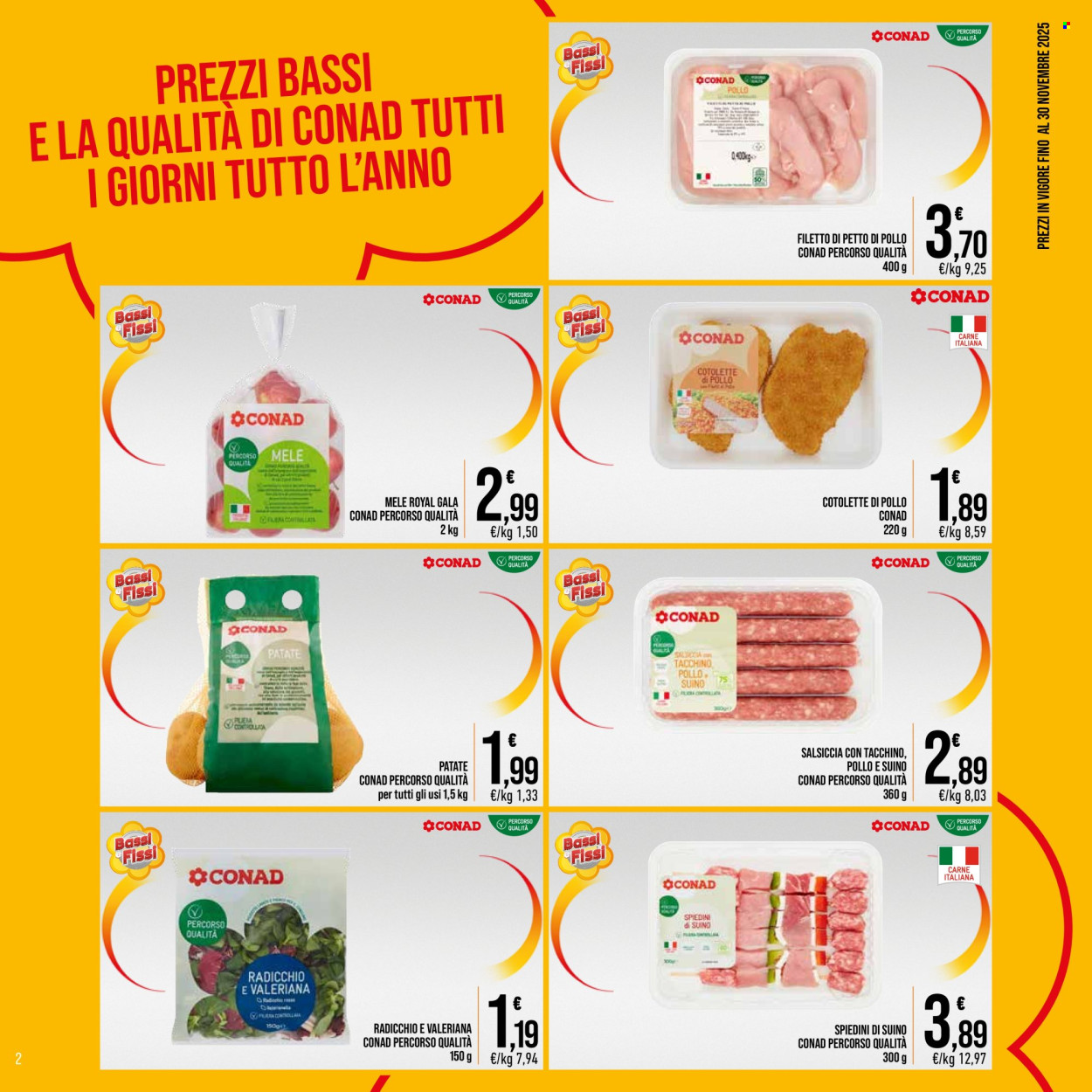 Volantino Spesa Facile Conad - 1/11/2025 - 30/11/2025. Pagina 2
