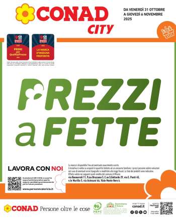 Volantino Conad City - 31/10/2025 - 6/11/2025.