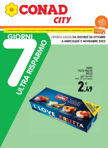 Volantino Conad City - 30/10/2025 - 5/11/2025.
