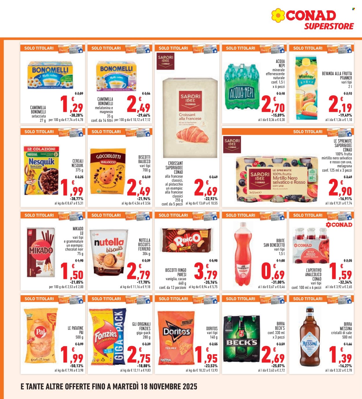 Volantino Conad - 6/11/2025 - 18/11/2025. Pagina 20