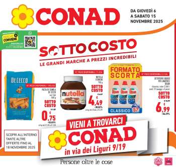 Volantino Conad City - 6/11/2025 - 18/11/2025.