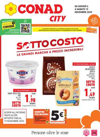 Volantino Conad City - 6/11/2025 - 19/11/2025.