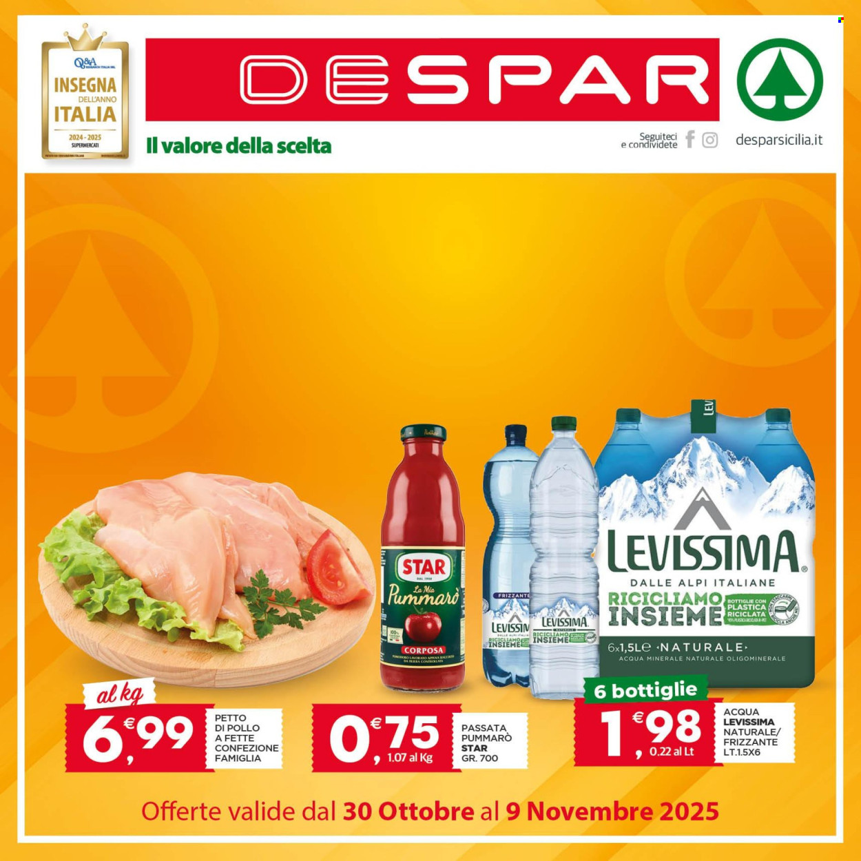 Volantino Despar - 30/10/2025 - 9/11/2025. Pagina 1