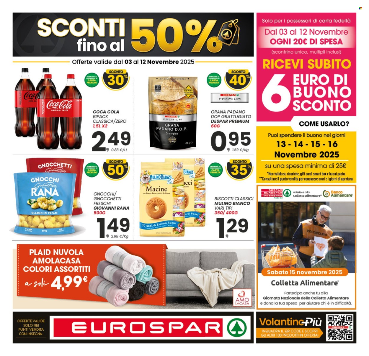 Volantino Eurospar - 3/11/2025 - 12/11/2025. Pagina 1