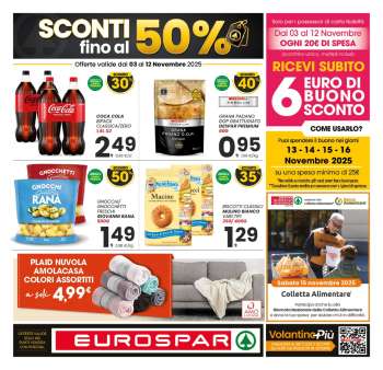 Volantino Eurospar - 3/11/2025 - 12/11/2025.