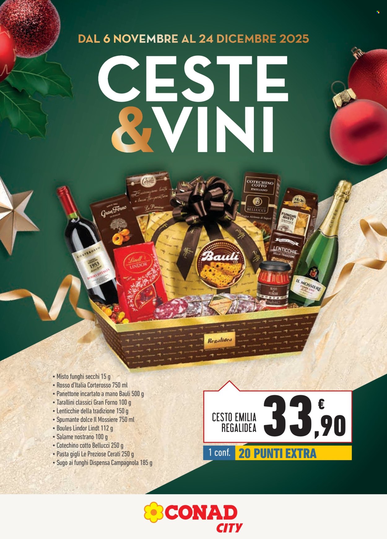 Volantino Conad - 6/11/2025 - 24/12/2025. Pagina 1
