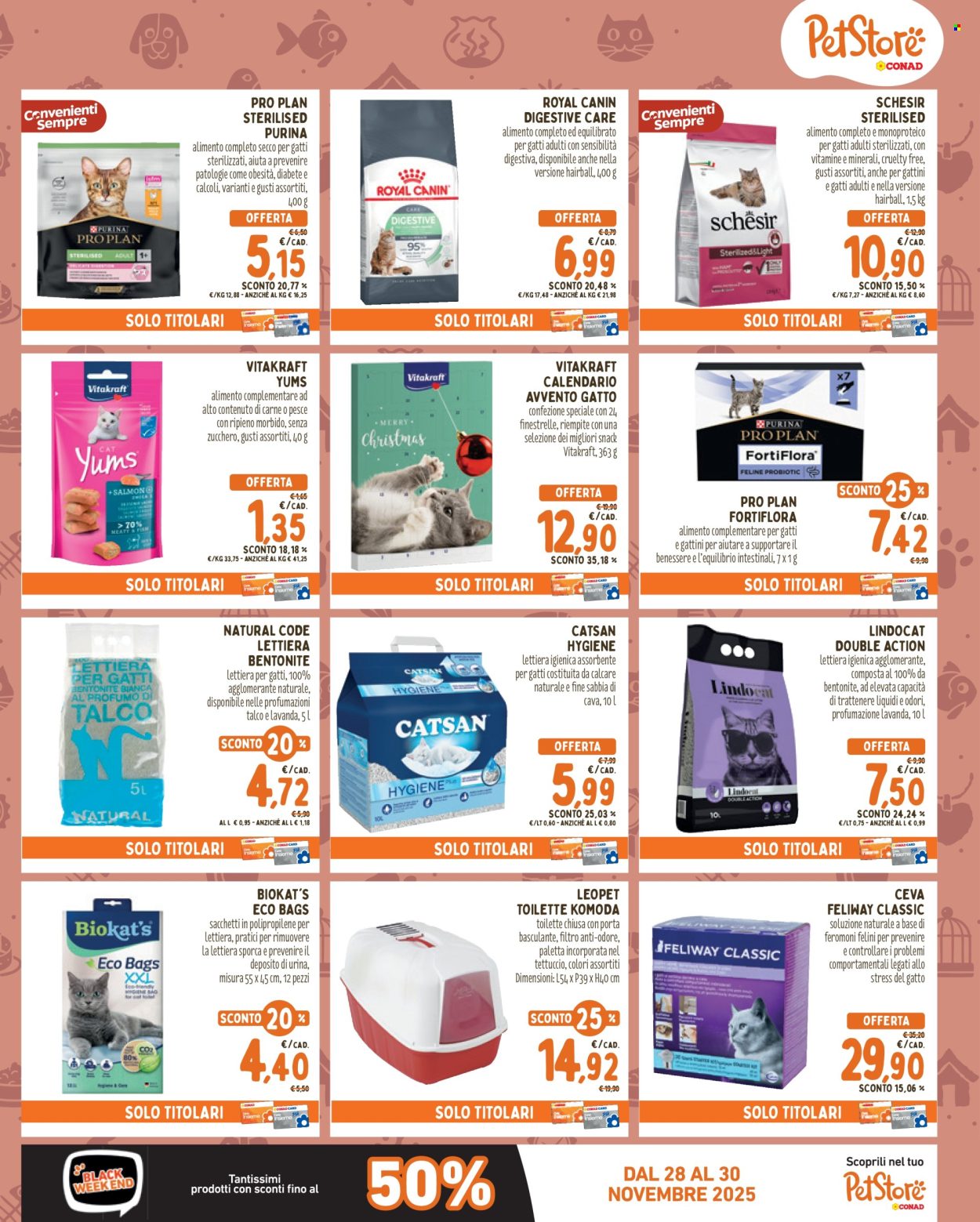 Volantino Pet Store Conad - 6/11/2025 - 3/12/2025. Pagina 5