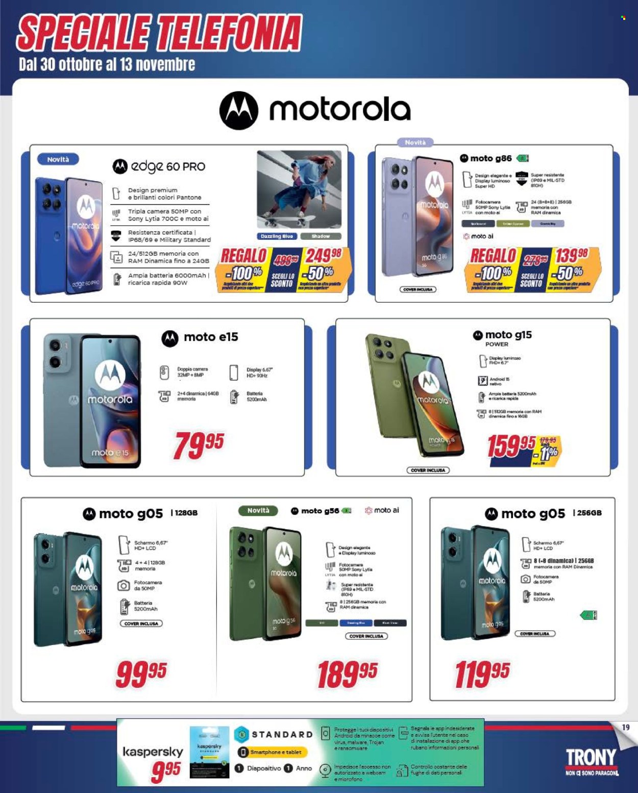 Volantino Trony - 30/10/2025 - 24/11/2025. Pagina 19