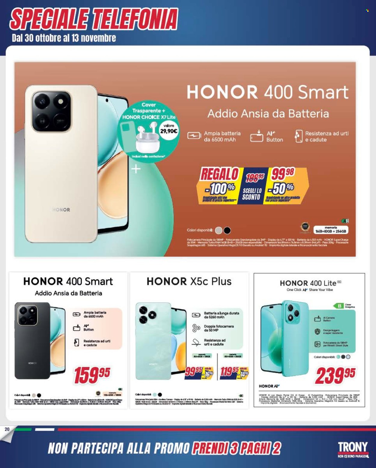 Volantino Trony - 30/10/2025 - 24/11/2025. Pagina 20