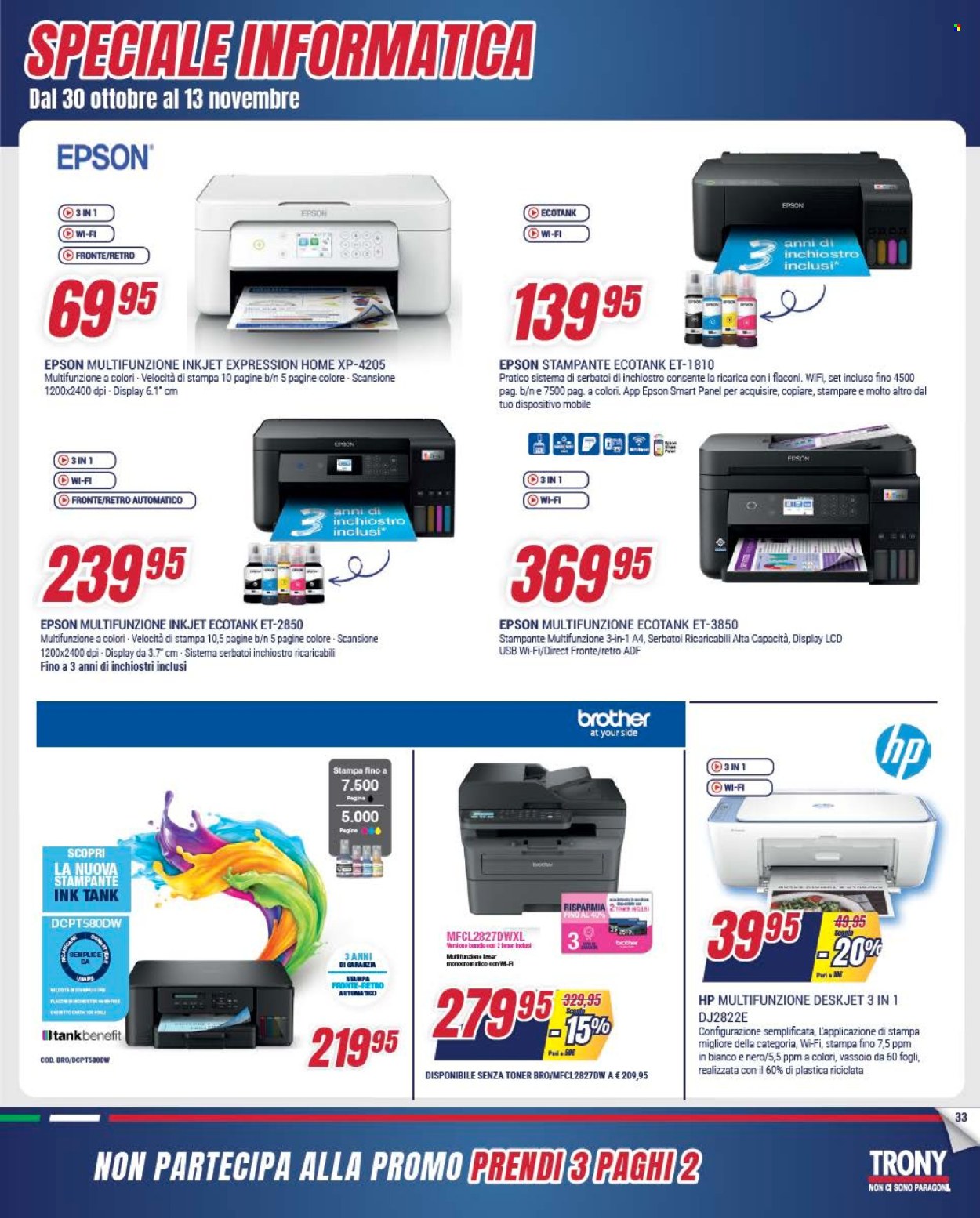 Volantino Trony - 30/10/2025 - 24/11/2025. Pagina 33
