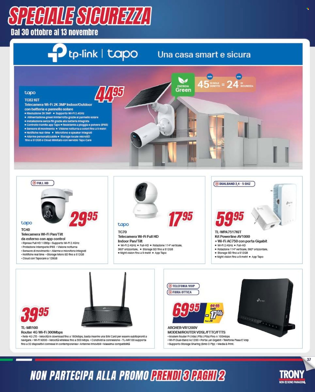 Volantino Trony - 30/10/2025 - 24/11/2025. Pagina 37