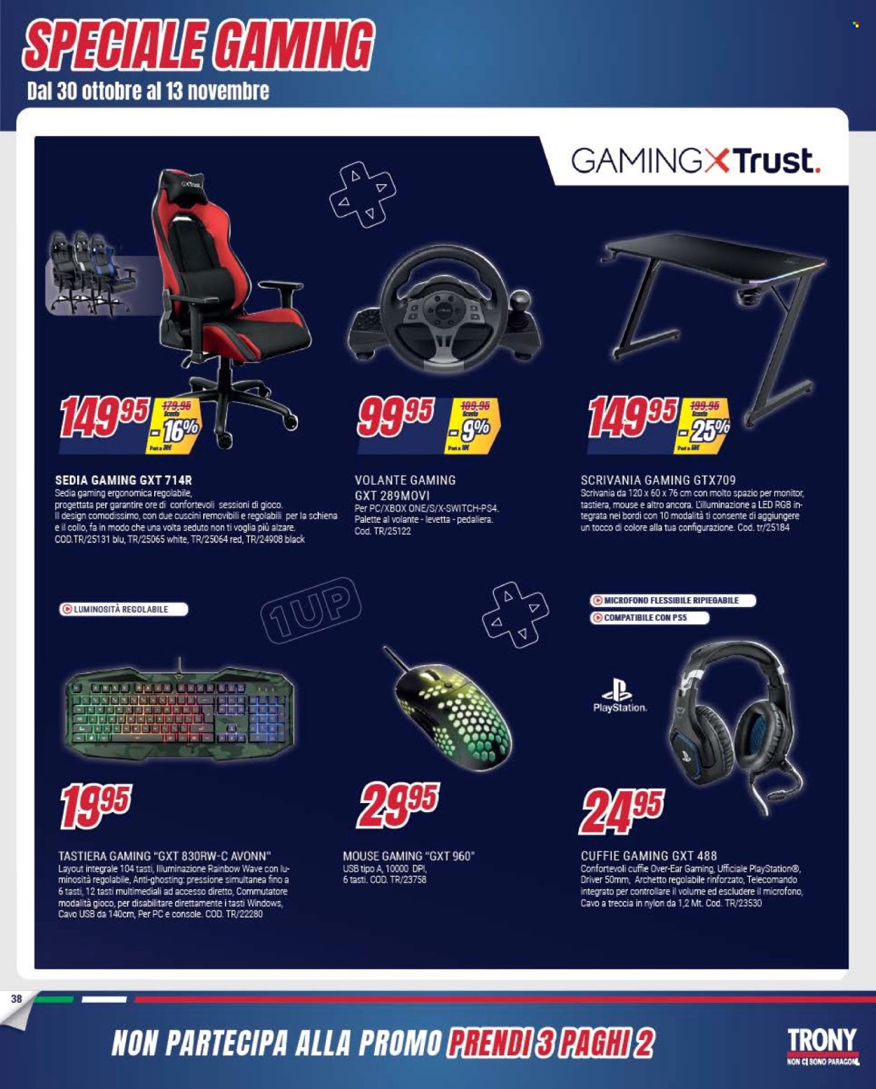 Volantino Trony - 30/10/2025 - 24/11/2025. Pagina 38