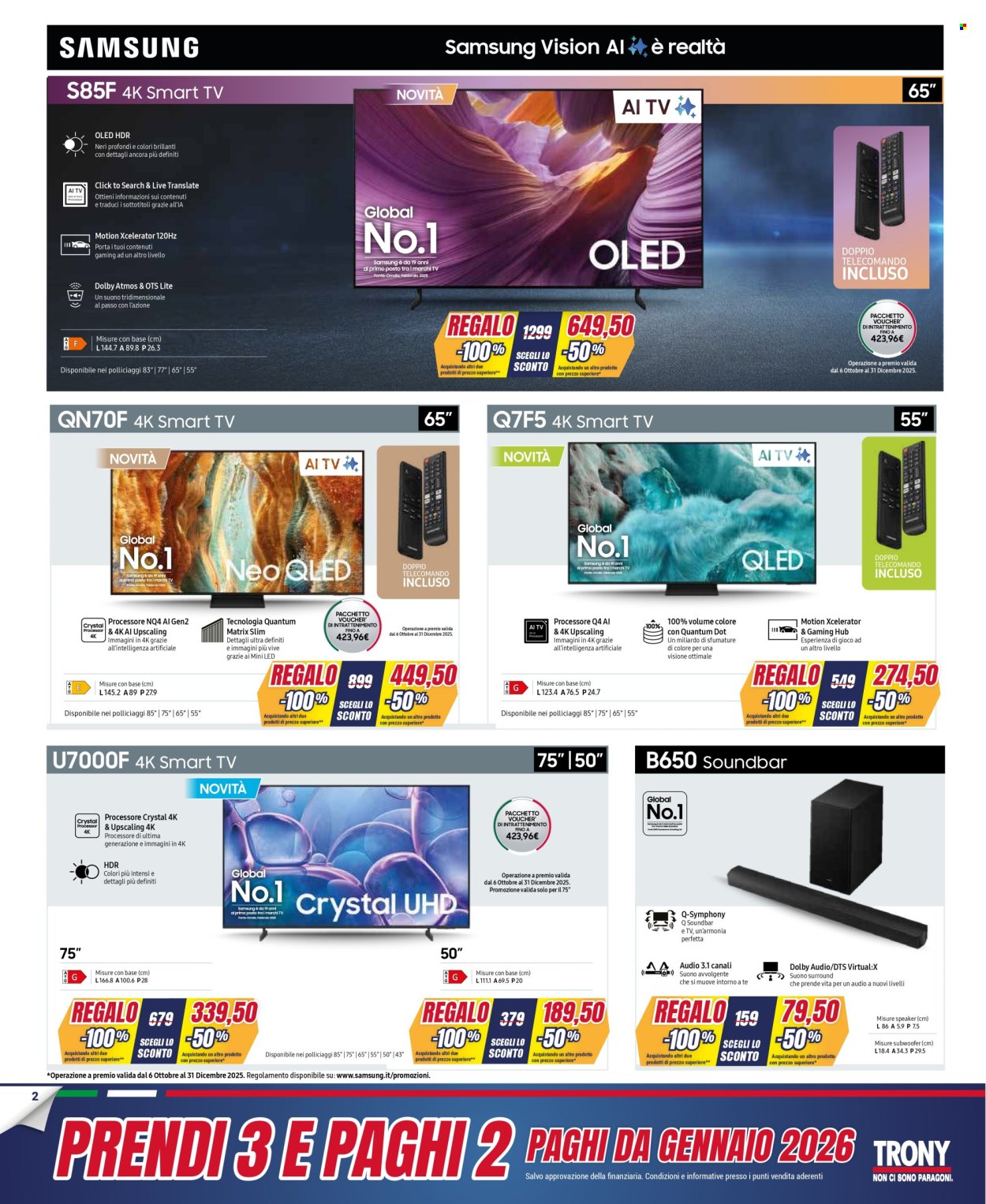 Volantino Trony - 30/10/2025 - 24/11/2025. Pagina 2