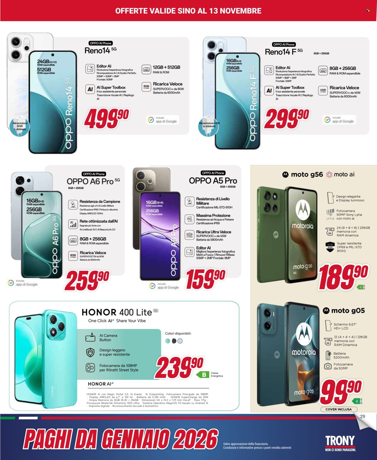 Volantino Trony - 30/10/2025 - 24/11/2025. Pagina 29