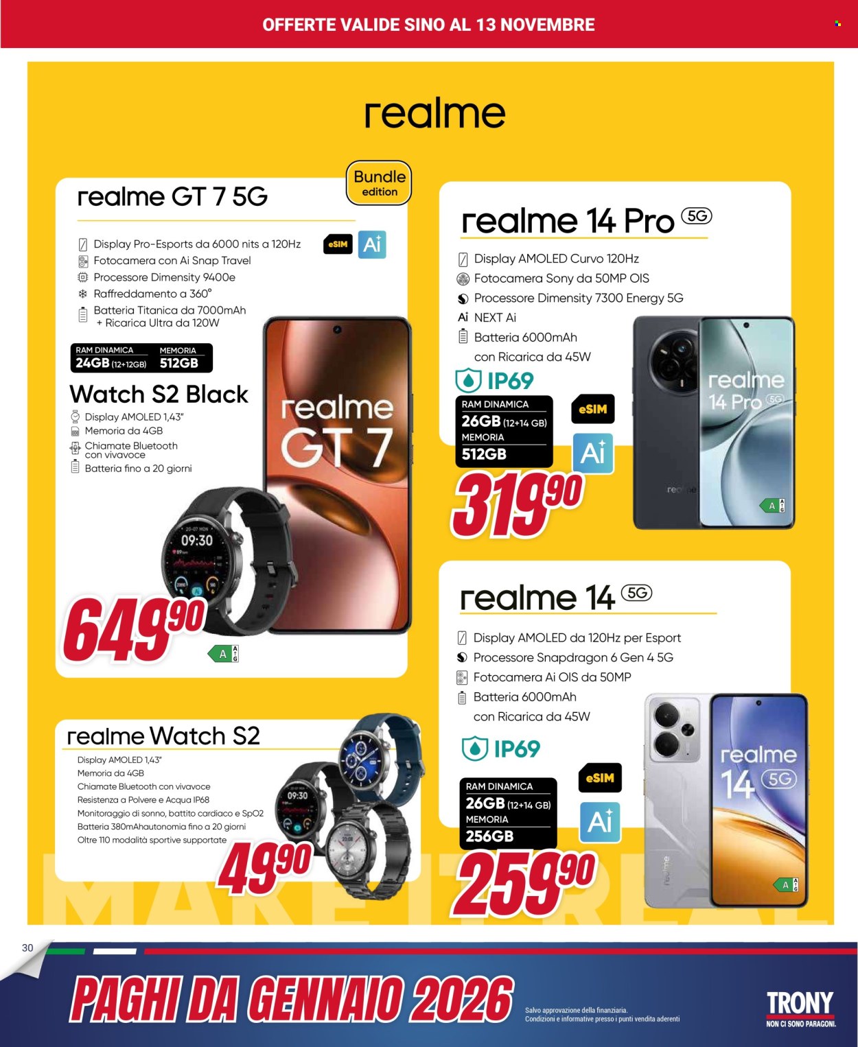 Volantino Trony - 30/10/2025 - 24/11/2025. Pagina 30