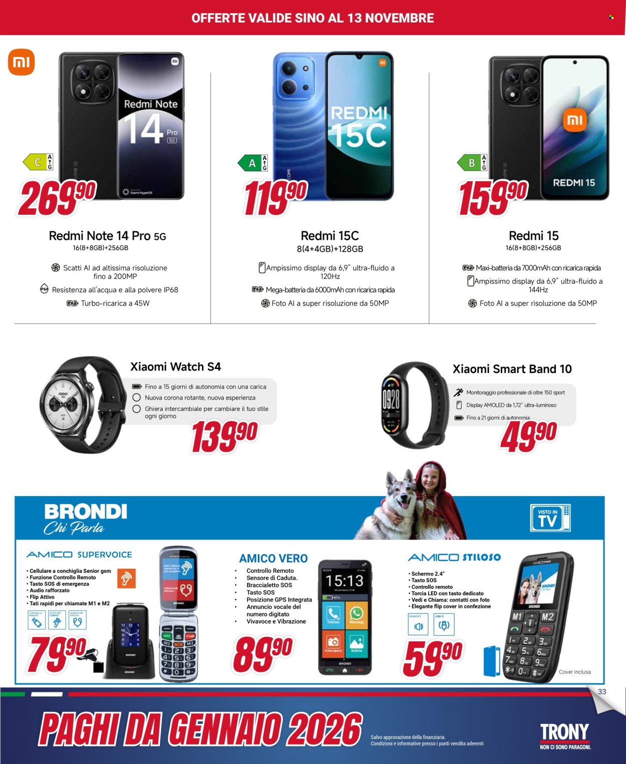 Volantino Trony - 30/10/2025 - 24/11/2025. Pagina 33