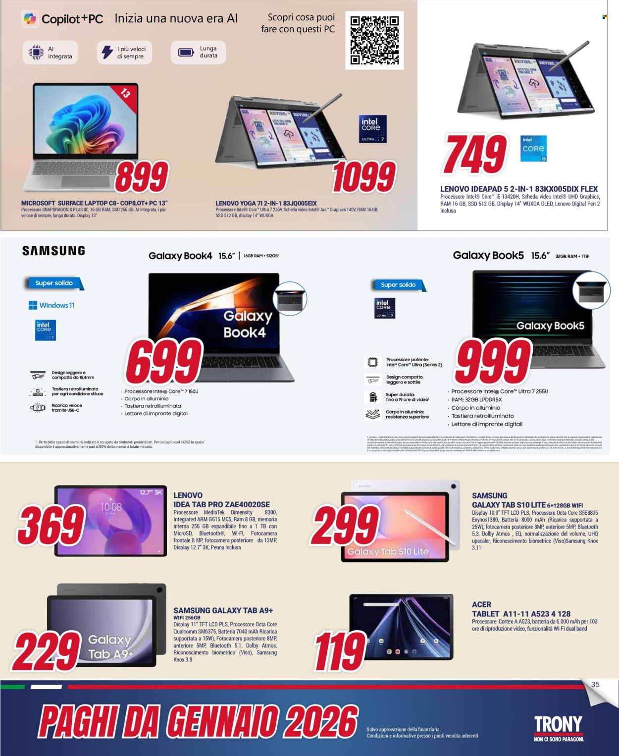 Volantino Trony - 30/10/2025 - 24/11/2025. Pagina 35