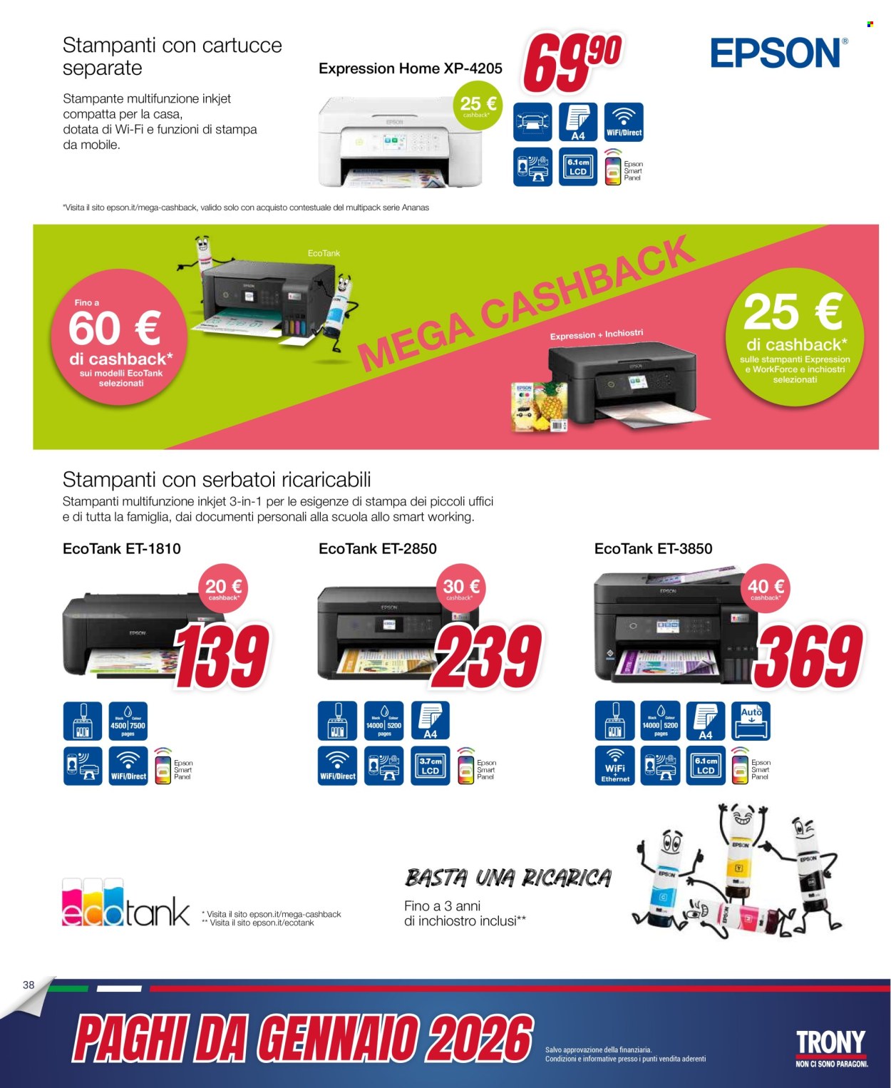 Volantino Trony - 30/10/2025 - 24/11/2025. Pagina 38