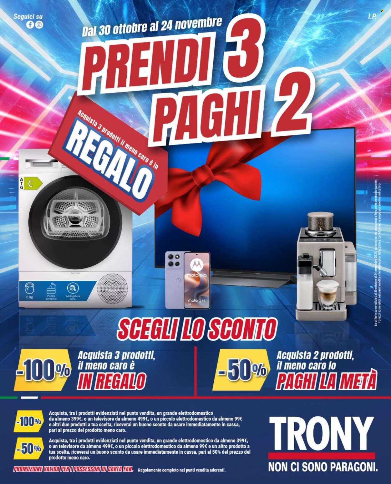 Volantino Trony - 30/10/2025 - 24/11/2025. Pagina 1