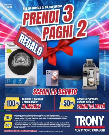 Volantino Trony - 30/10/2025 - 24/11/2025.