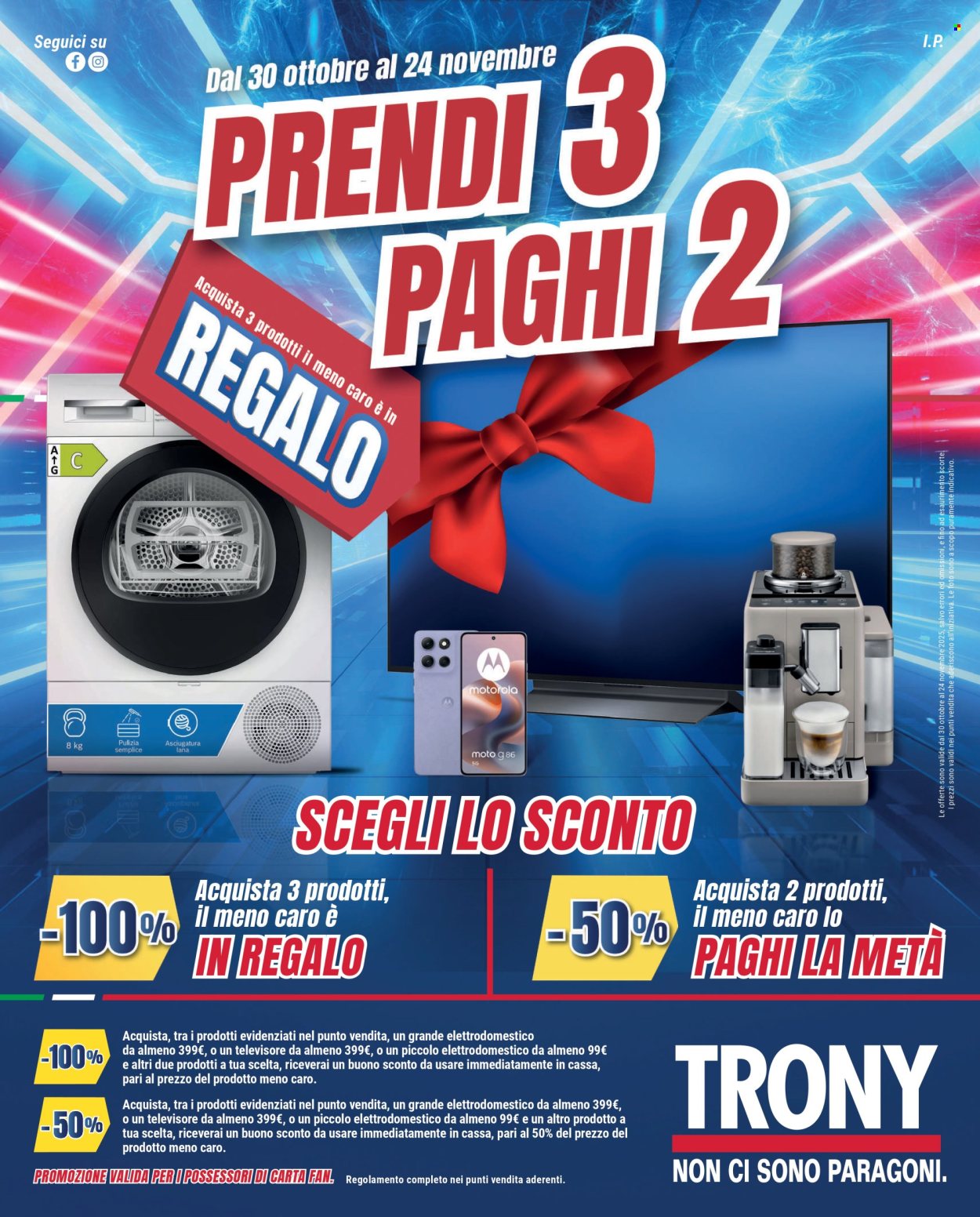 Volantino Trony - 30/10/2025 - 24/11/2025. Pagina 1