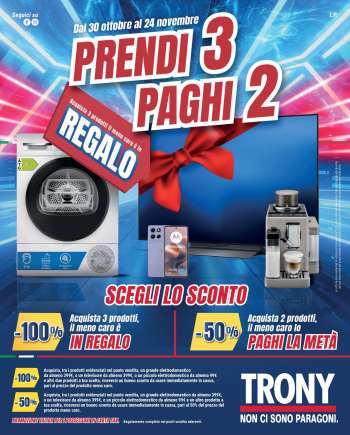 Volantino Trony - 30/10/2025 - 24/11/2025.