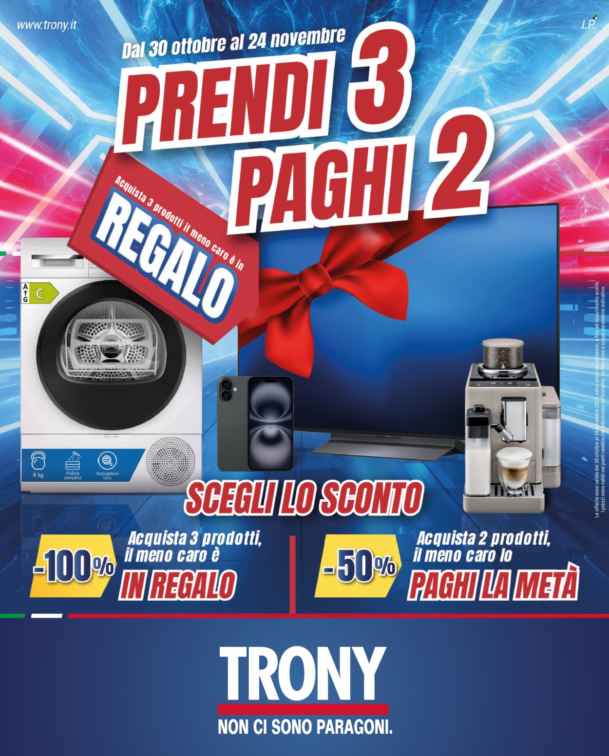 Volantino Trony - 30/10/2025 - 24/11/2025. Pagina 1