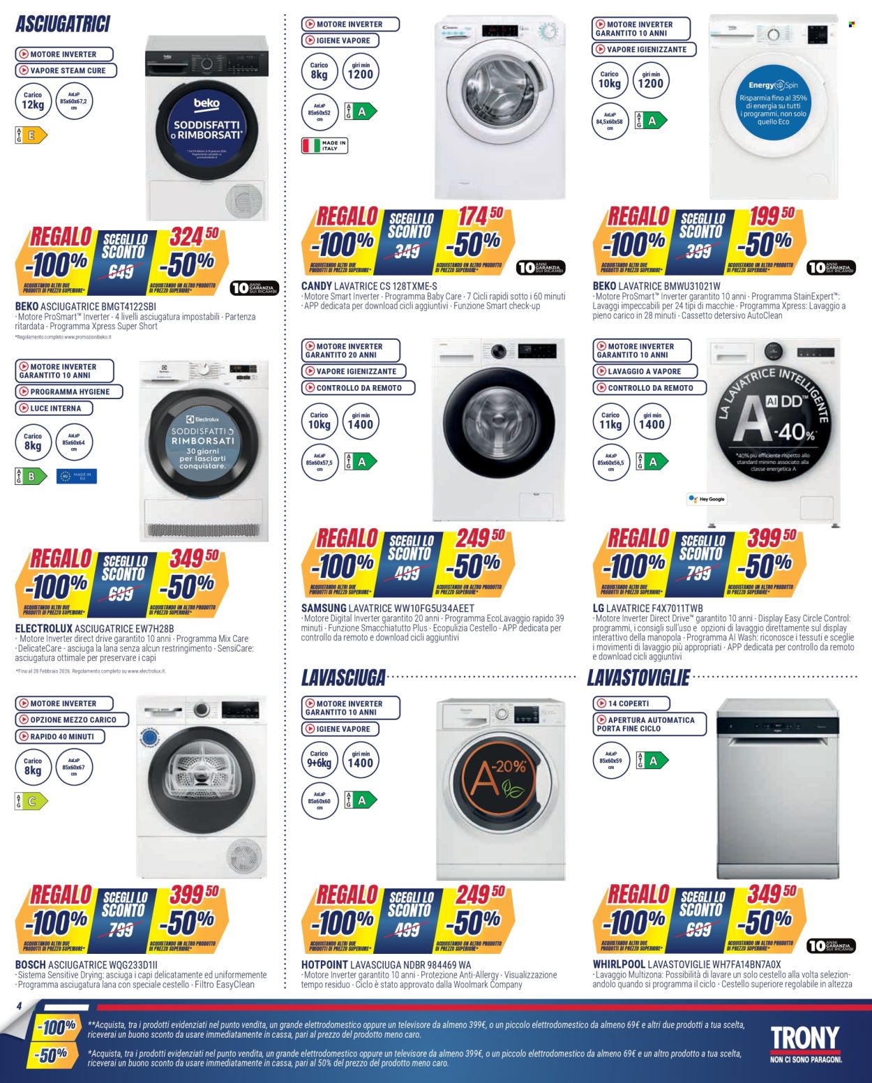 Volantino Trony - 30/10/2025 - 24/11/2025. Pagina 4