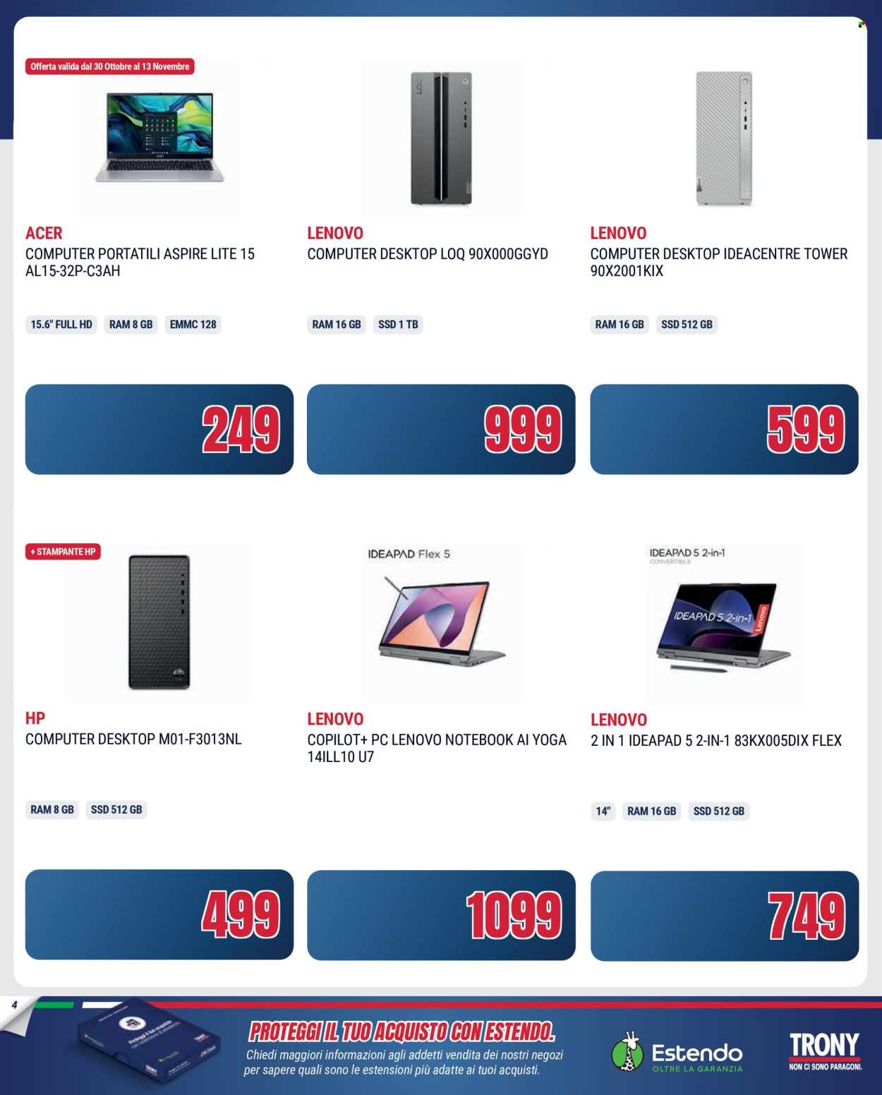 Volantino Trony - 30/10/2025 - 24/11/2025. Pagina 29