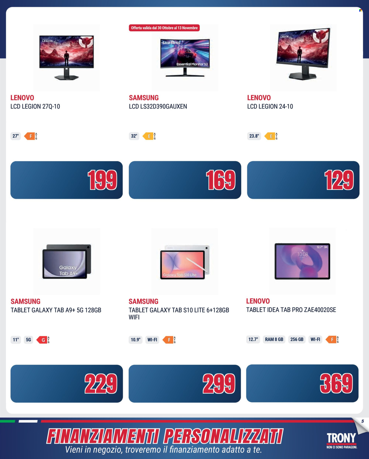 Volantino Trony - 30/10/2025 - 24/11/2025. Pagina 30