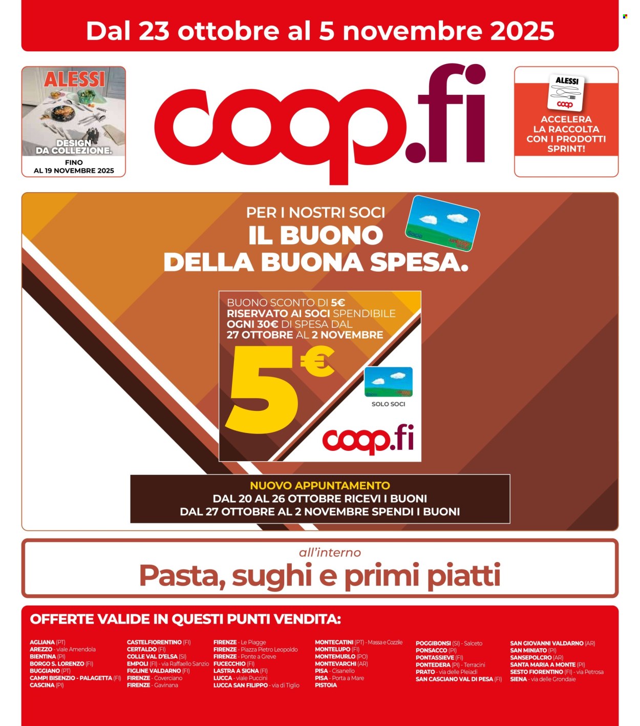 Volantino Coop - 23/10/2025 - 5/11/2025. Pagina 1