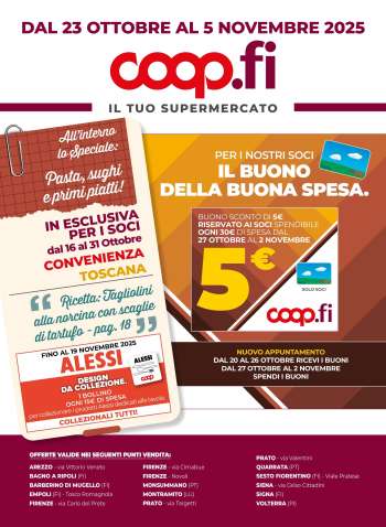 Volantino Coop - 23/10/2025 - 5/11/2025.