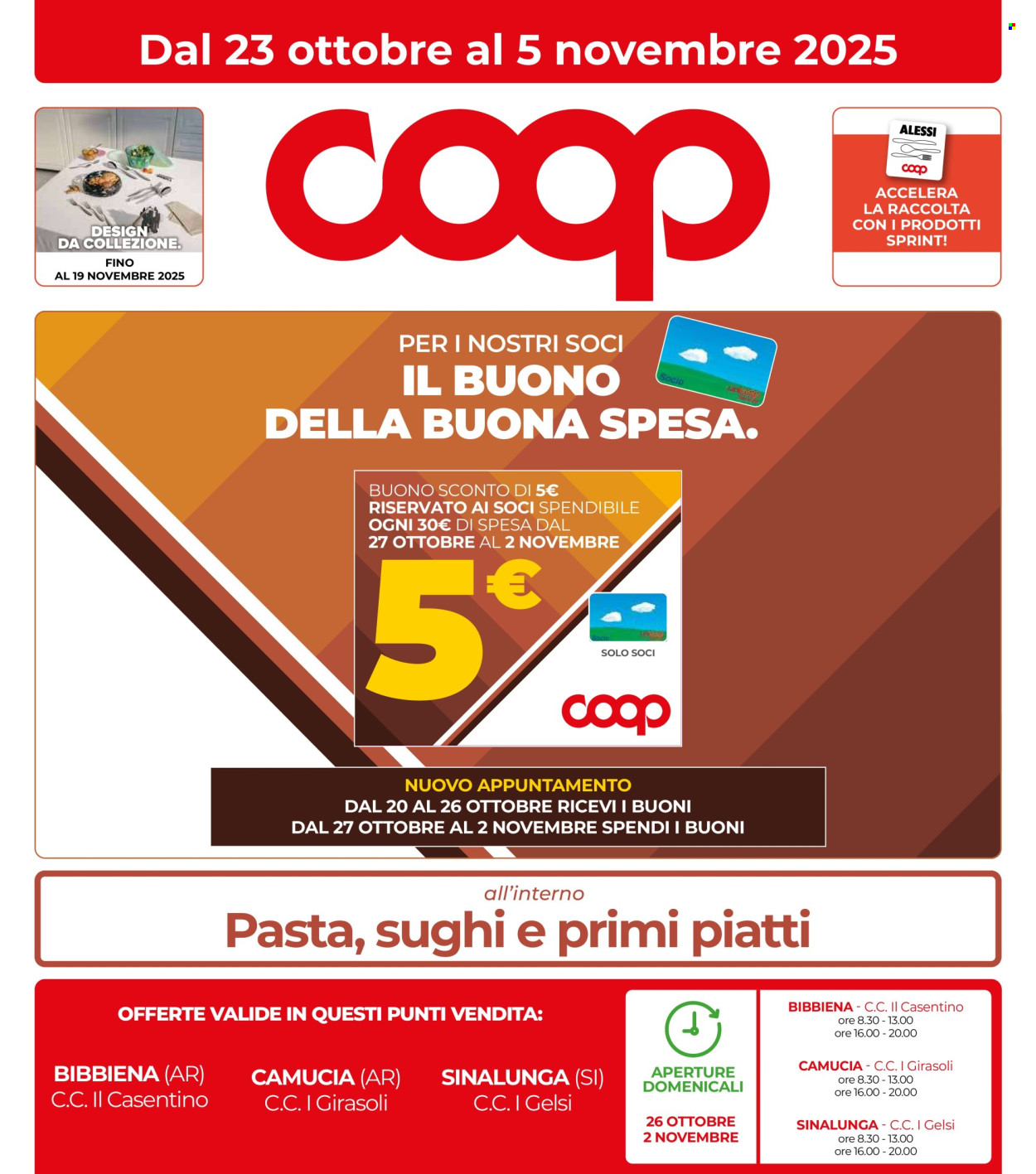 Volantino Coop - 23/10/2025 - 5/11/2025. Pagina 1