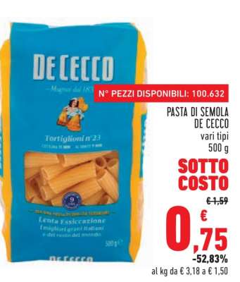 Pasta di Semola De Cecco