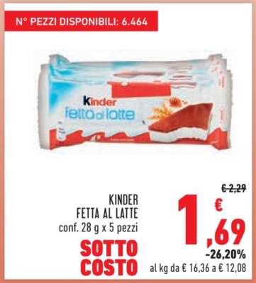 Kinder Fetta al Latte