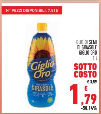 Olio di Semi di Girasole Giglio Oro