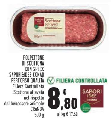 Polpettone di Scottona con Speck