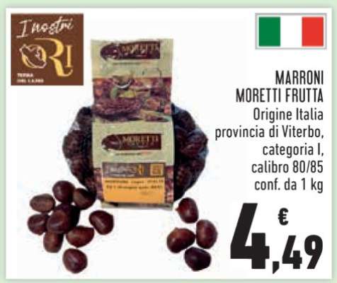 MARRONI MORETTI FRUTTA
