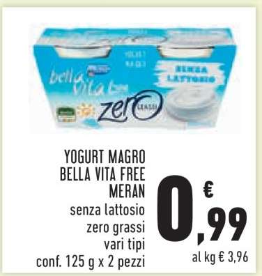 YOGURT MAGRO BELLA VITA FREE MERAN