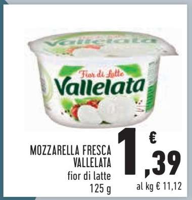 MOZZARELLA FRESCA VALLELATA