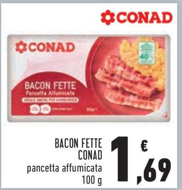 BACON FETTE CONAD