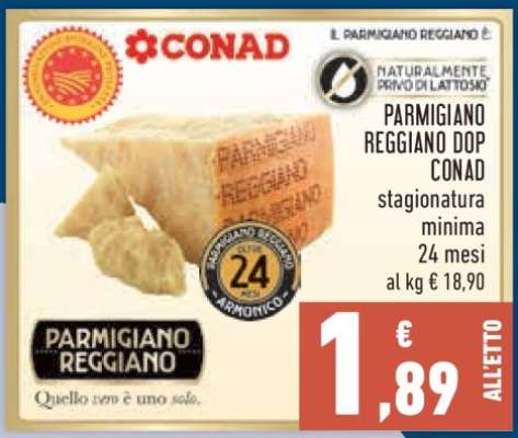 PARMIGIANO REGGIANO DOP CONAD