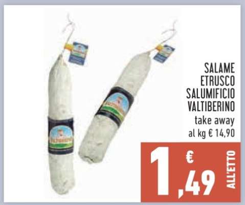 Salame Etrusco Salumificio Valtiberino
