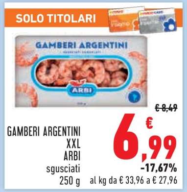 GAMBERI ARGENTINI XXL ARBI
