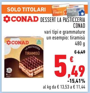 CONAD DESSERT LA PASTICCERIA CONAD