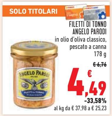 Filetti di Tonno Angelo Parodi