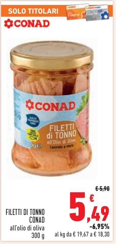 Filetti di Tonno Conad